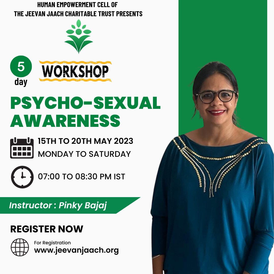 Psycho-sexual Awareness (5-day paid workshop + 1-day FREE open forum)
